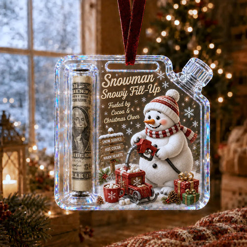 🔥🎄Christmas Fuel-Up Cash Gift Ornament