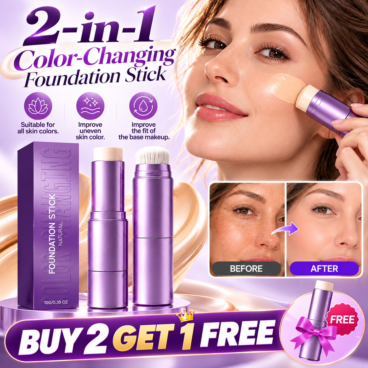 AQA SkinSync Foundation Stick