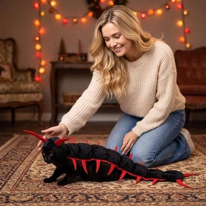 Halloween Cat Centipede Costume, Funny Pet Role Play Outfit with Adjustable Shoulder Straps