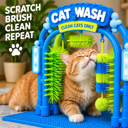 Cat Self-Grooming & Play Station