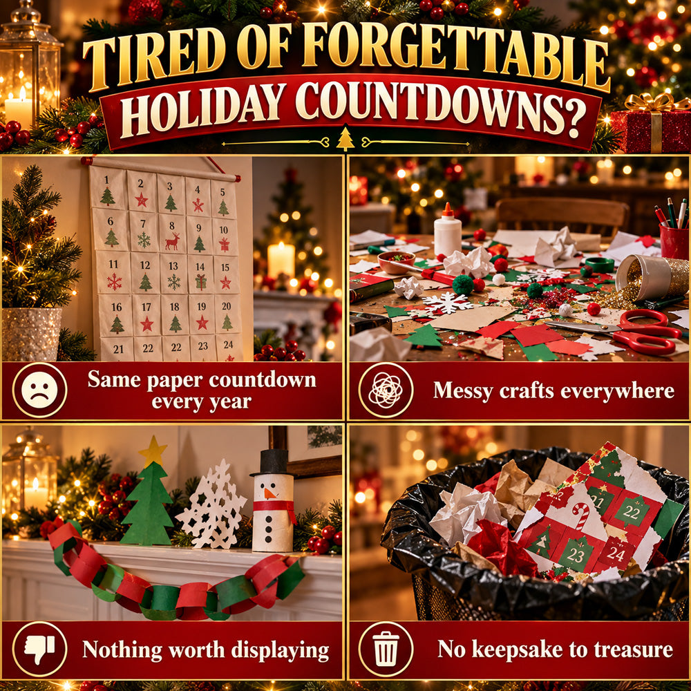 ⏳ Last day to save 50% – 🎄 24-Day Mini Christmas Ornament Advent Calendar | 24 unique festive buildable designs with hanging loops—perfect for decorating Christmas trees, wreaths, and holiday displays 🧱