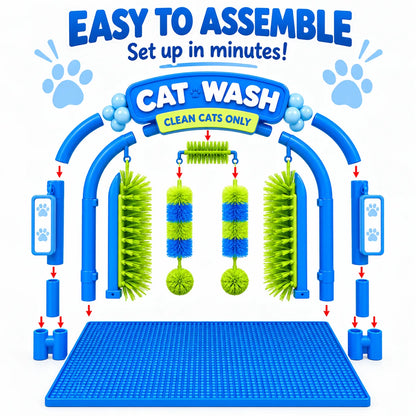 Cat Self-Grooming & Play Station