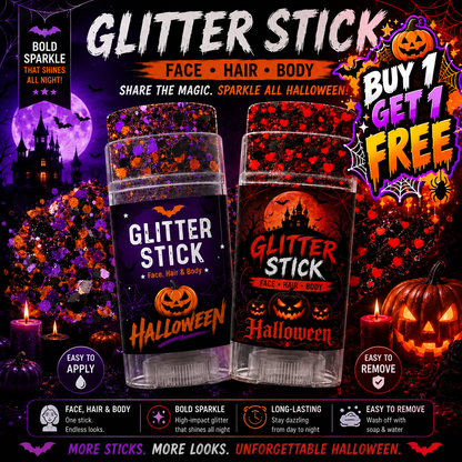🎃✨ BUY 1 GET 1 FREE ✨🎃 Halloween Glitter Stick for Face, Hair & Body 💖💫