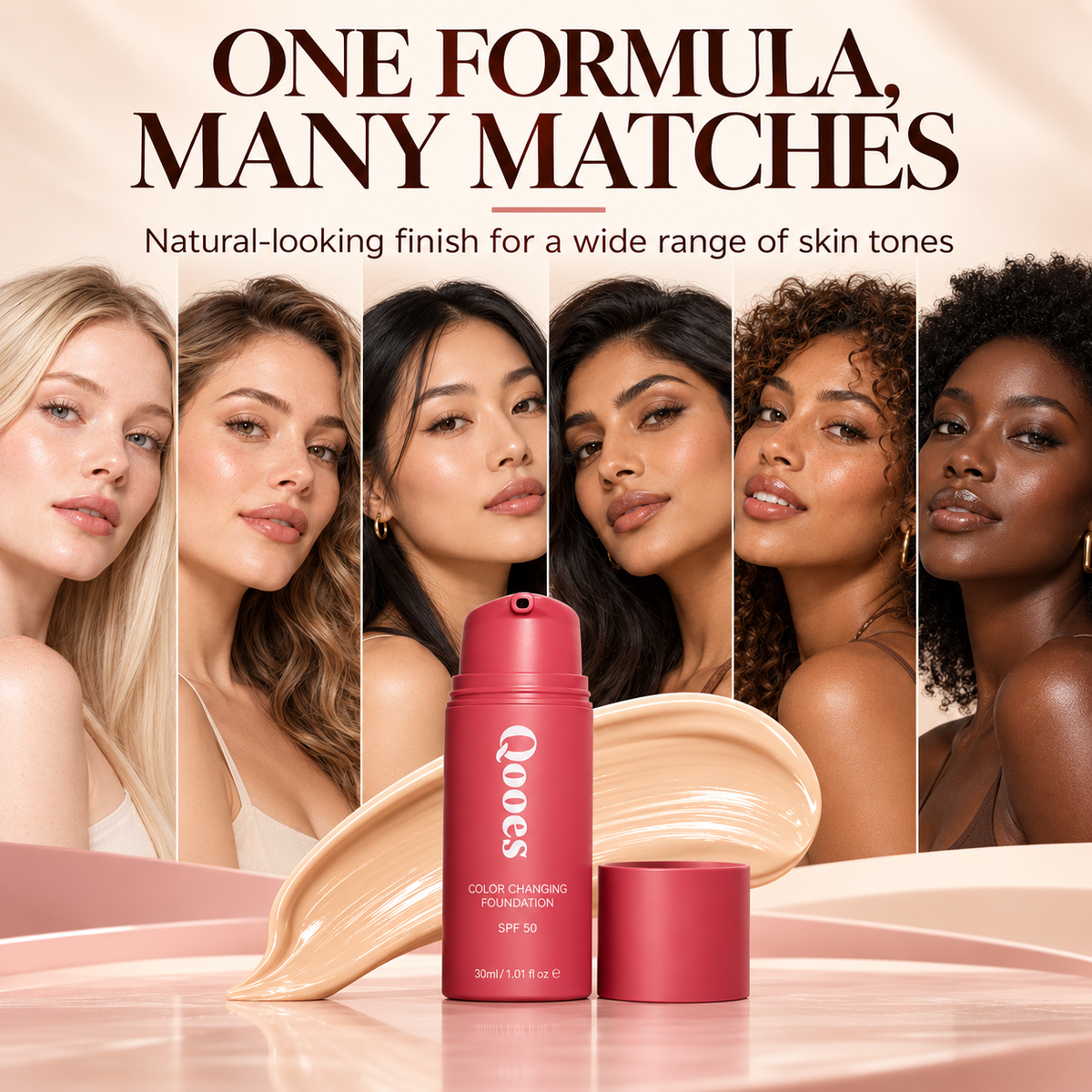 🔥 BUY 1 GET 1 FREE 🔥 Color Changing Foundation ✨