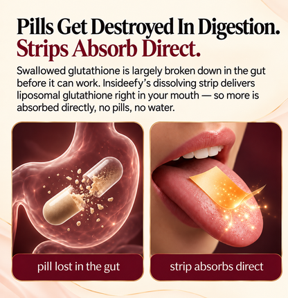 🔥 BUY 2 GET 1 FREE 🔥 — Insideefy®Liposomal Glutathione Glow Strips