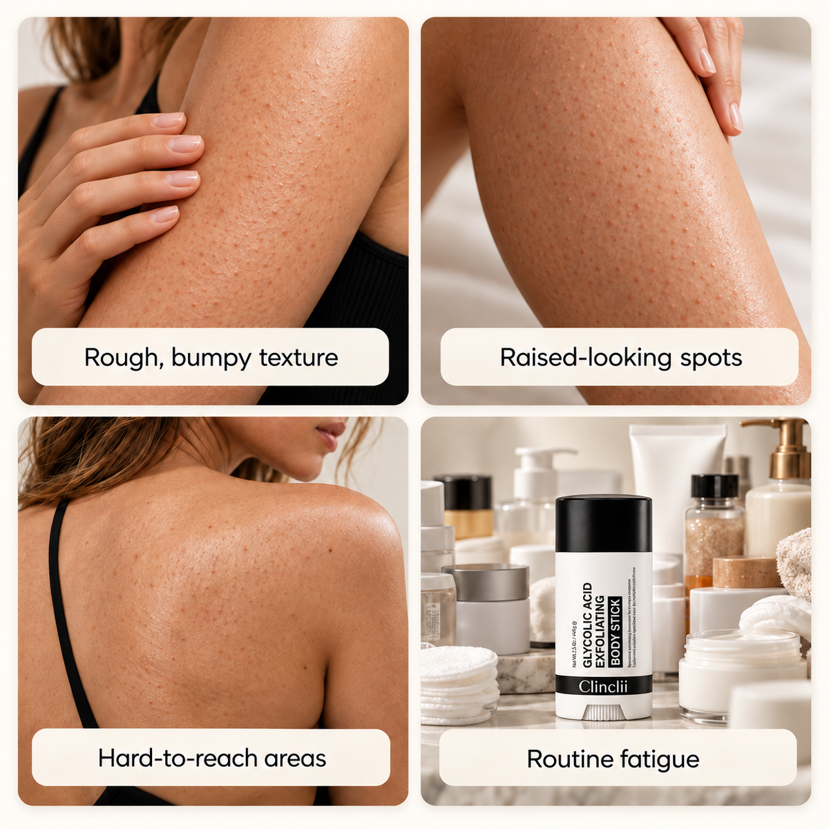 🔥 BUY 1 GET 1 FREE — Smooth & Even Glycolic Body Stick