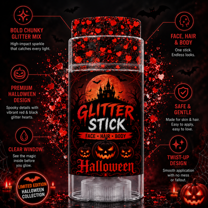 🎃✨ BUY 1 GET 1 FREE ✨🎃 Halloween Glitter Stick for Face, Hair & Body 💖💫