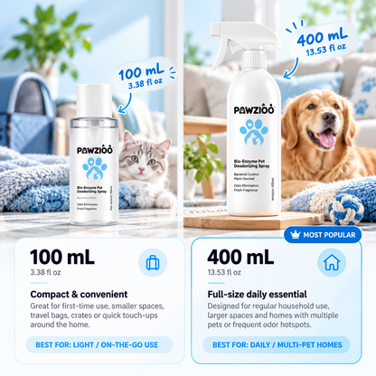 Pawzioo™ Bio-Enzyme Pet Odor Eliminator Spray