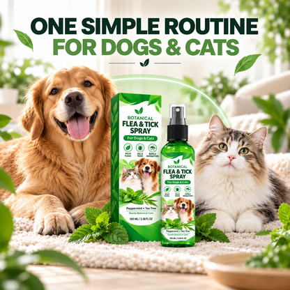 🔥BUY 1 GET 1 FREE 🌿 | Botanical Flea & Tick Spray for Dogs & Cats