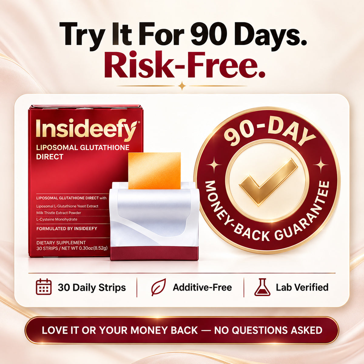 🔥 BUY 2 GET 1 FREE 🔥 — Insideefy®Liposomal Glutathione Glow Strips