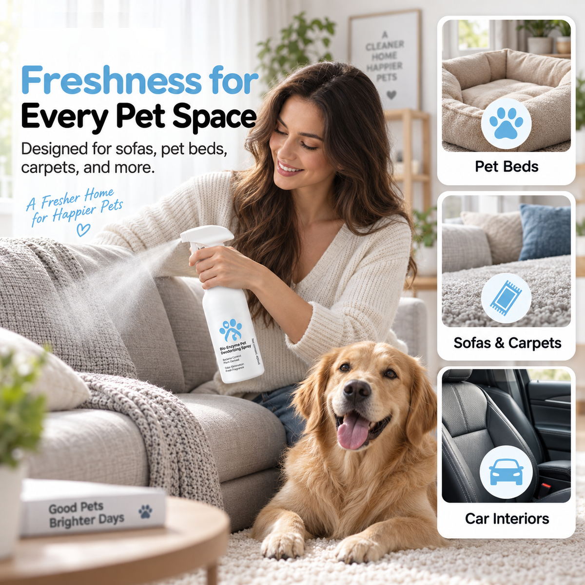 Bio-Enzyme Pet Odor Eliminator Spray