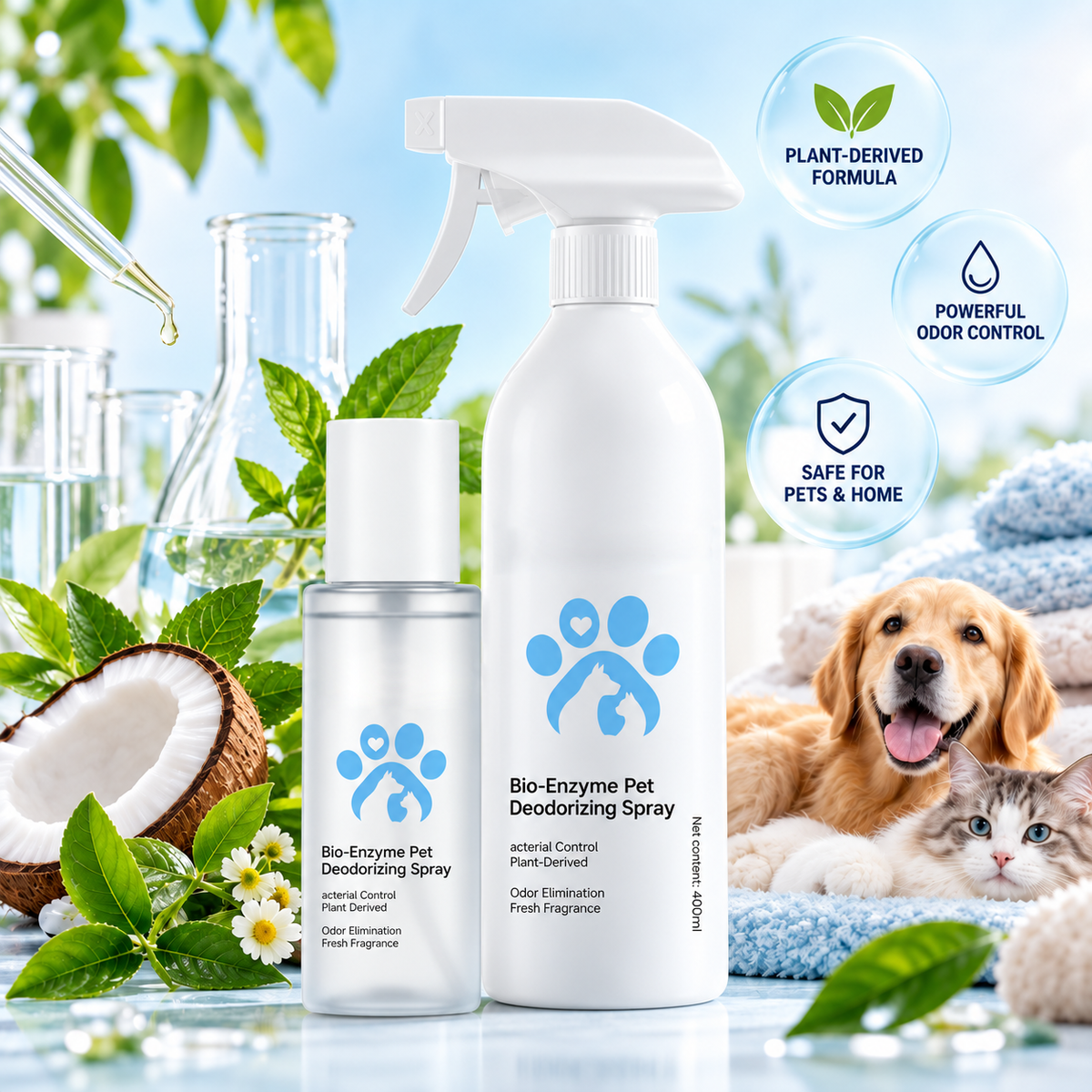 Bio-Enzyme Pet Odor Eliminator Spray