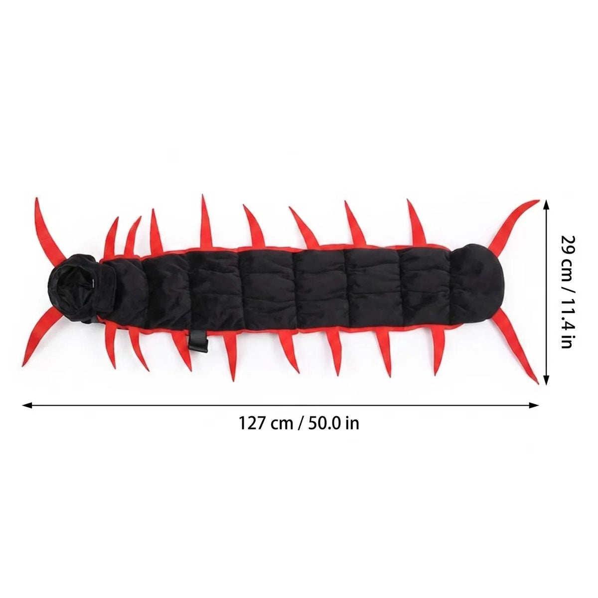 Halloween Cat Centipede Costume, Funny Pet Role Play Outfit with Adjustable Shoulder Straps