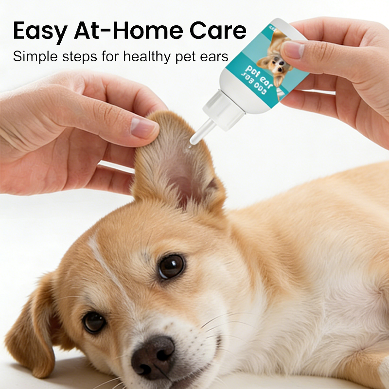 Limited-Time Special! Gentle Pet Ear Cleansing Drops—Say Goodbye to Outer Ear Canal Diseases