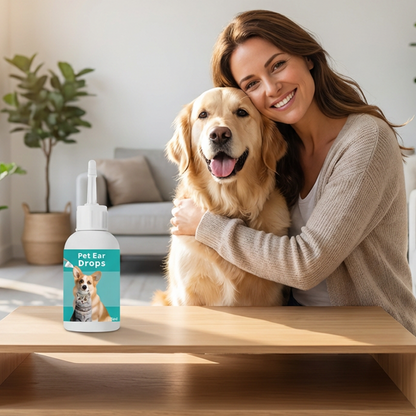 Limited-Time Special! Gentle Pet Ear Cleansing Drops—Say Goodbye to Outer Ear Canal Diseases