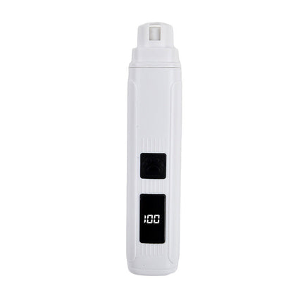 Electric Pet Nail Grinder – Whisper‑quiet, 3‑step gentle grinding. LED power display & USB‑C rechargeable – stress‑free grooming for dogs & cats!