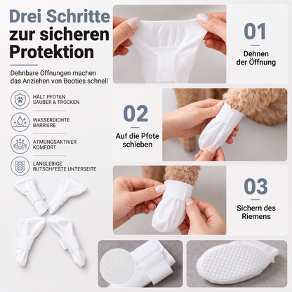 ⏳Time-Limited Special⏰Disposable Dog Shoe Covers – Dirt-proof, non-slip & wear-resistant ✨